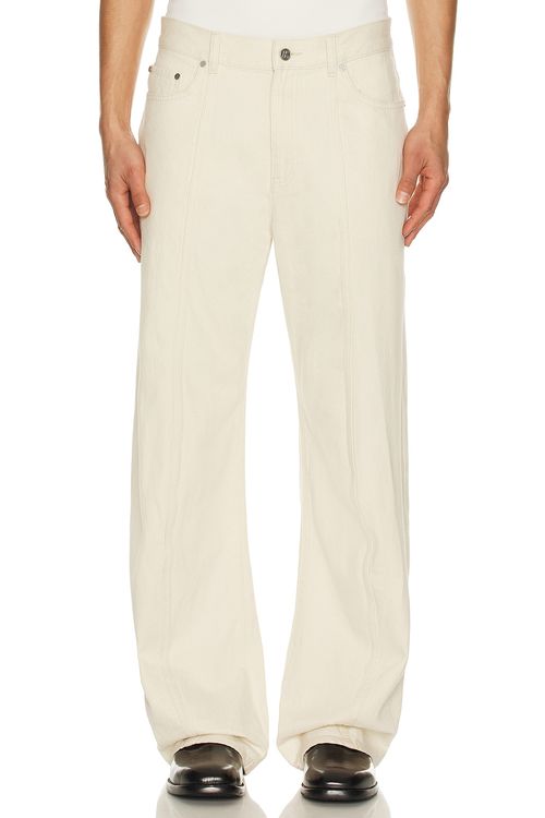 Helmut Lang Ski Jean in Ivory