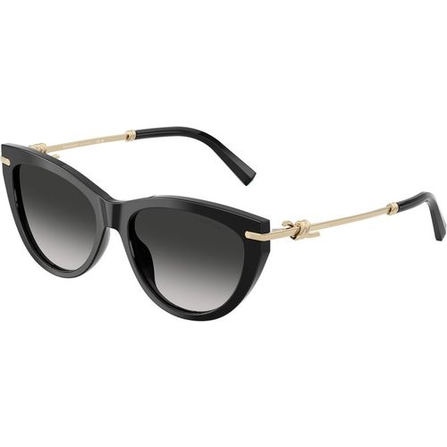 Tiffany Woman Tiffany TF4253 80013C Sunglasses Acetate Black Grey Cat Eye Normal Nuanced