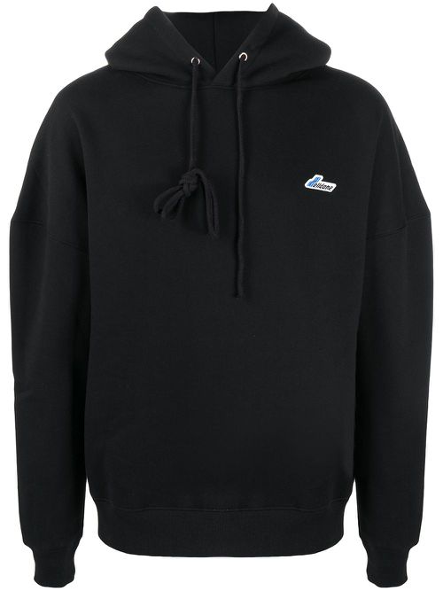 Dropped shoulder hoodie - Black