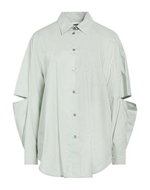Woman Shirt Sage green Size 6 Cotton