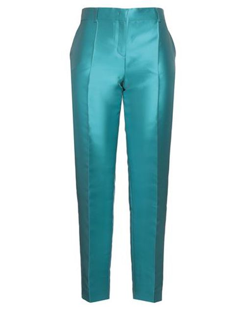 Alberta Ferretti Woman Pants Turquoise Size 10 Polyester, Silk