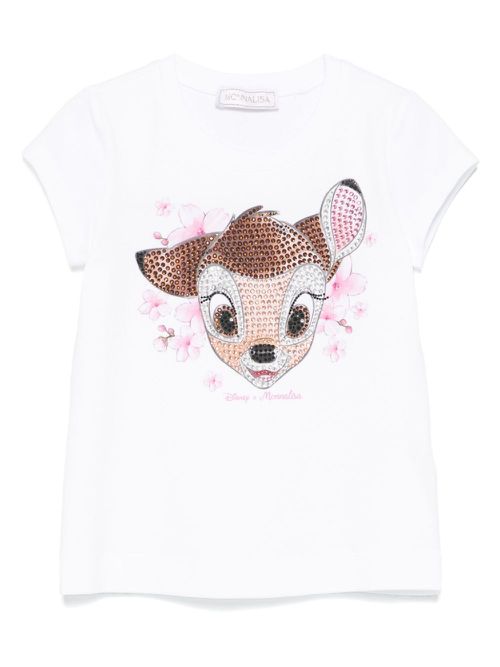 X Disney Bambi-print T-shirt - White