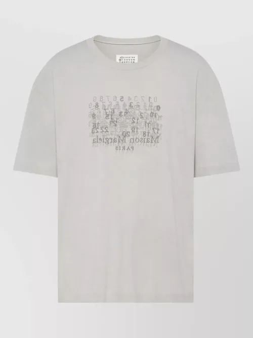 Maison Margiela - graphic print crew neck short sleeve t-shirt