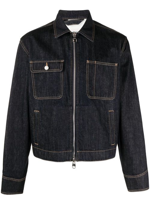 Zip-up denim jacket - Blue