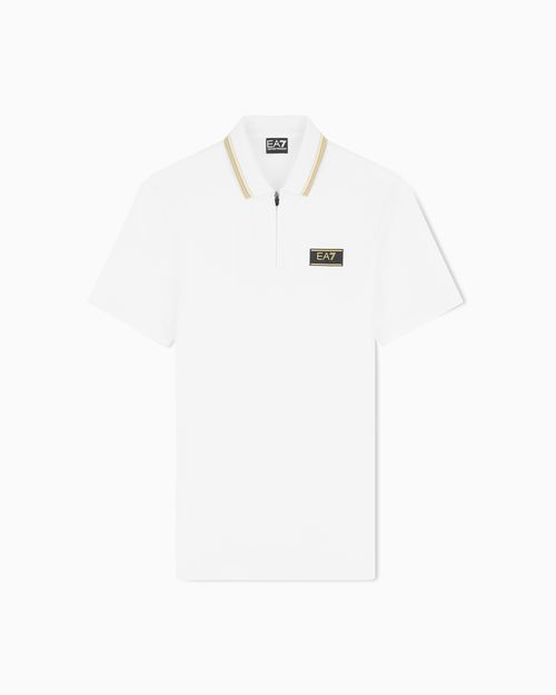 Premium Label jersey polo shirt