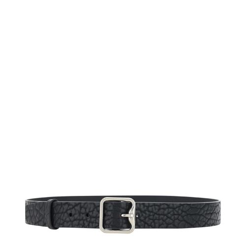 B-Buckle Leather Belt
