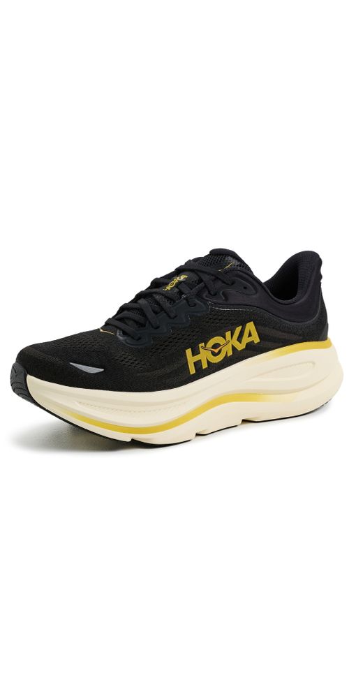 Bondi 9 Sneakers Carbon Black/Yellow Gold