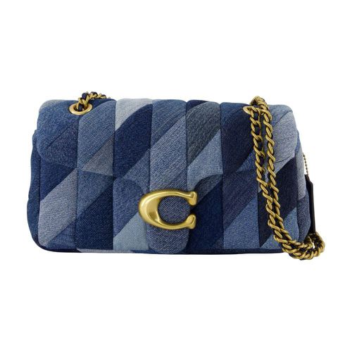 Patchwork Denim Tabby Shoulder Bag 26