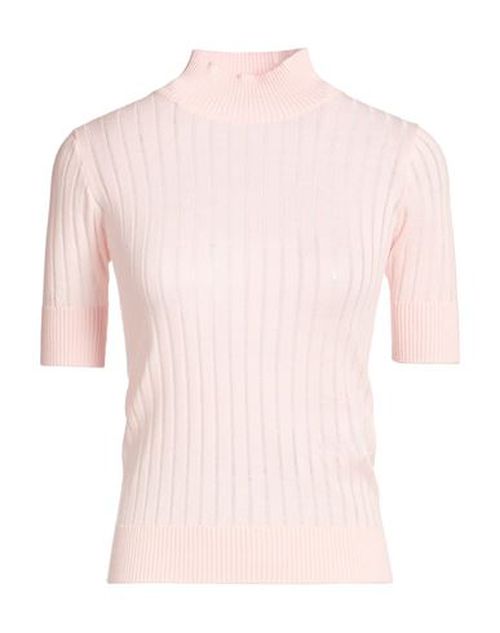 Woman Turtleneck Light pink Size XS Silk, Wool