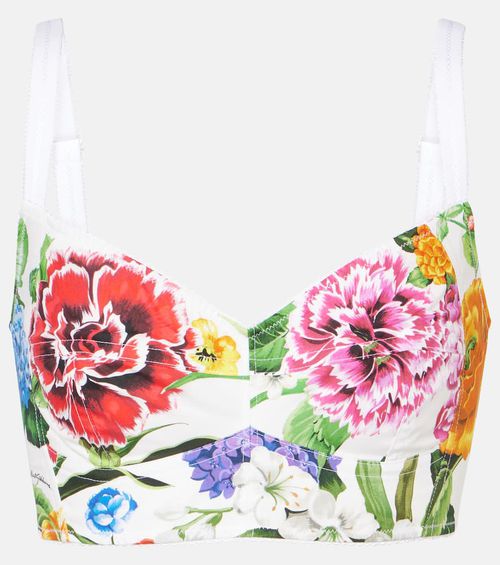 Floral bra top
