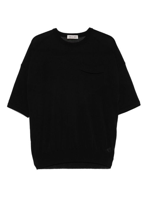 Pocket short-sleeves T-shirt - Black