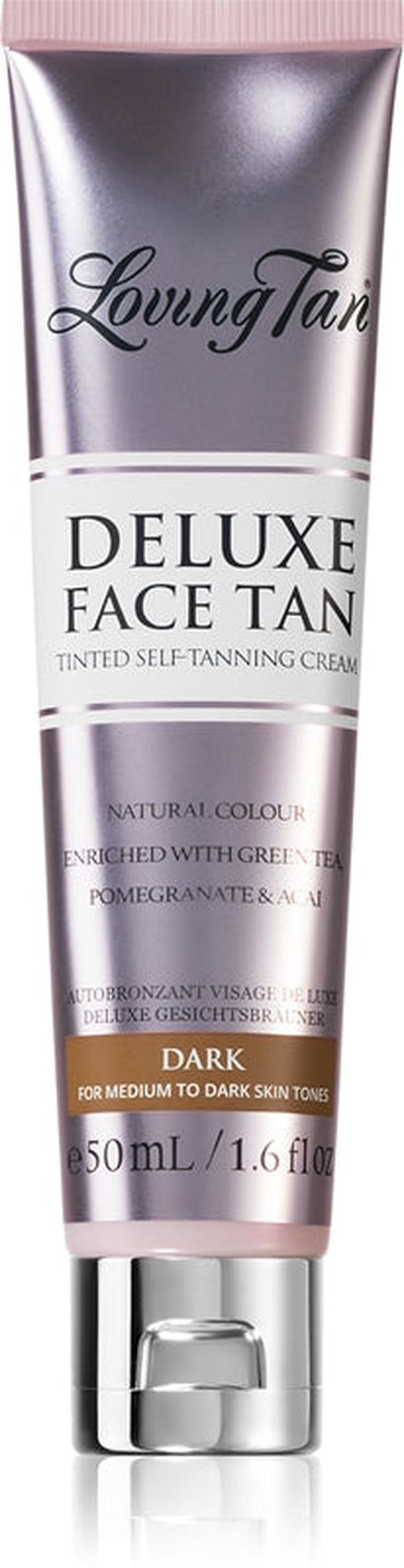 Loving Tan Deluxe self-tanning cream face dark color 50 ml