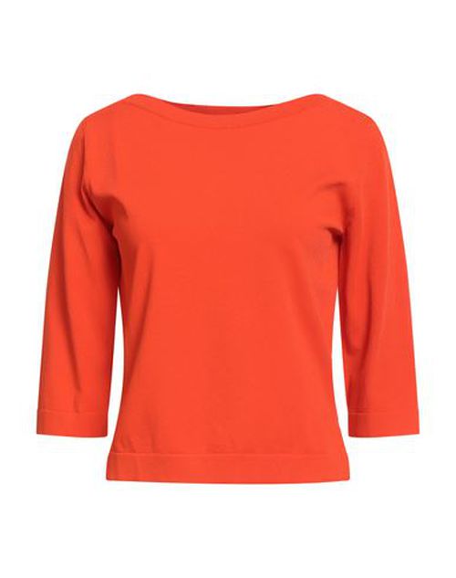 Woman Sweater Tomato red Size L Viscose, Polyester