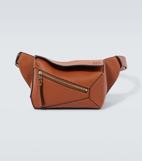 Puzzle Mini leather belt bag