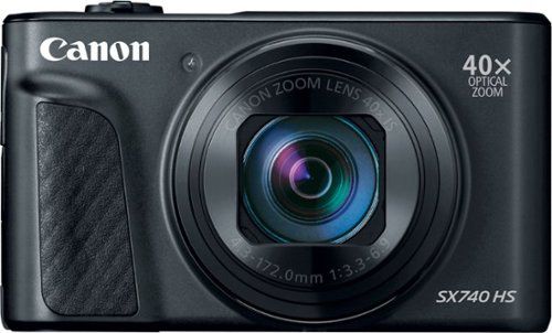 PowerShot SX740 HS 20.3-Megapixel Digital Camera - Black