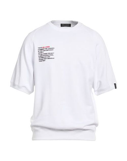 Tod's No_code Man Sweatshirt White Size M Cotton