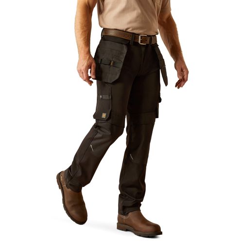 Men's Rebar Cordura M7 Slim Dynamic Utility Straight Work Trouser in Black
