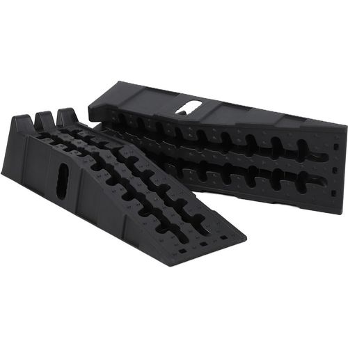 Garvee 2-Pack Heavy-Duty Car Ramps, 12,000 lb Capacity per Ramp, 6.7" Lift, Reinforced PP, Non-Slip Surface & Carry Handle