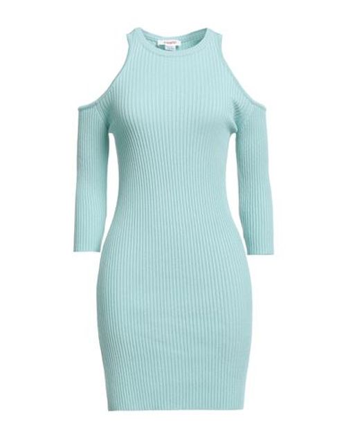 Woman Mini dress Turquoise Size ONESIZE Viscose, Acrylic, Elastane