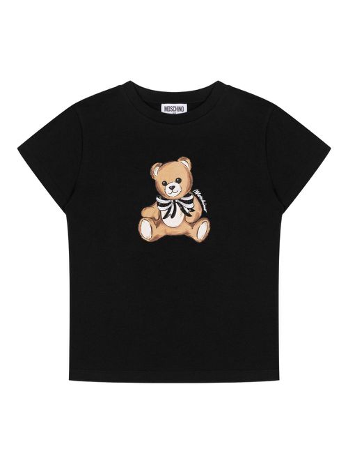 Teddy-bear t-shirt - 60100 - nero