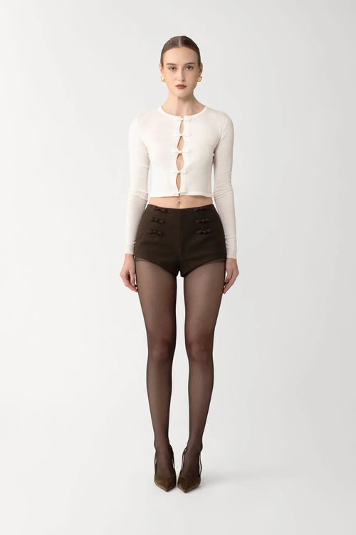 Niki Suede Shorts