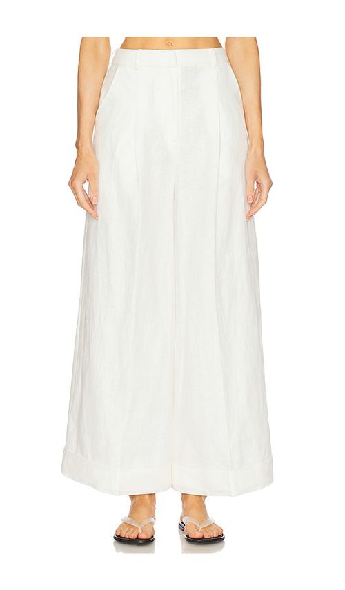 FAITHFULL THE BRAND Clove Trouser in White. -  XL also in L, M
