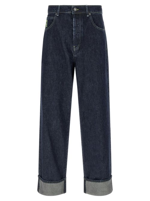 Logo Embroidery Jeans