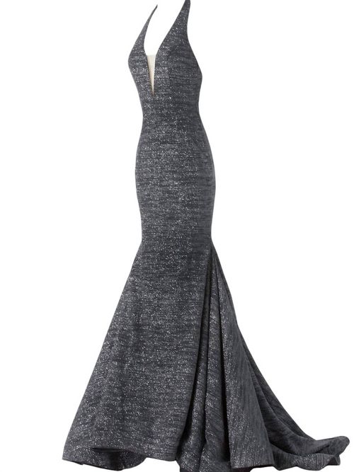 halter neck maxi dress beach Tropical Paradise Floral Print Halter Neck Maxi Dress Taupe / L main image 0