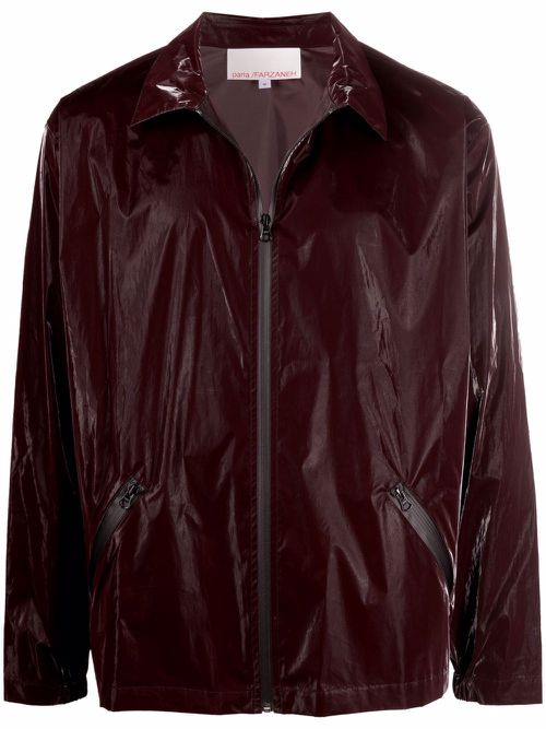 Coated lightweight jacket - Red