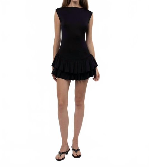Ballerina Mini Dress In Black
