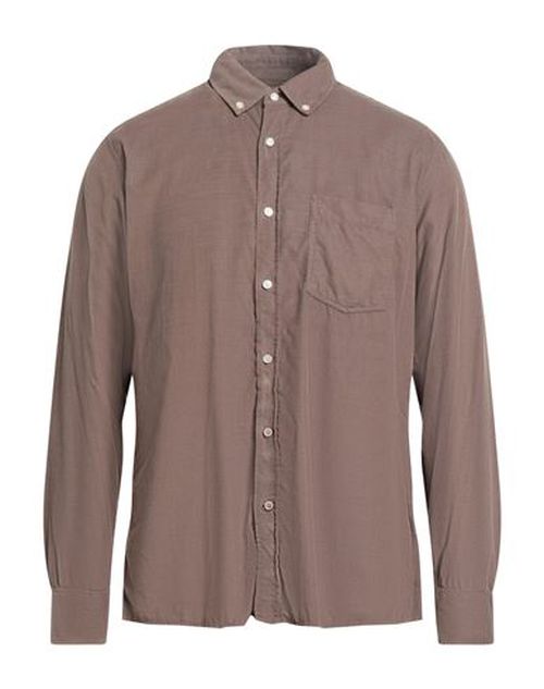 Officine Générale Man Shirt Taupe Size XXL Cotton, Lyocell