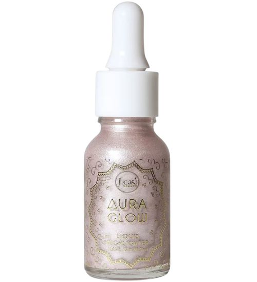 Aura Glow Liquid Highlighter - Crystal Sand (Medium White Pearl Glow)