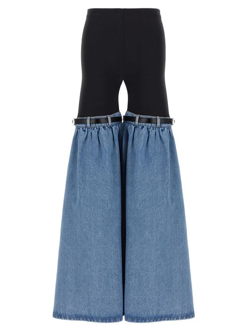 Hybrid Denim Flare Pants