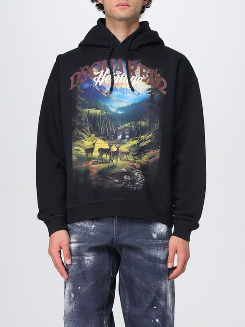Sweatshirt Men color Black