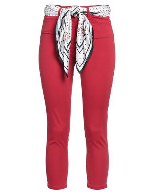 Woman Cropped Pants Red