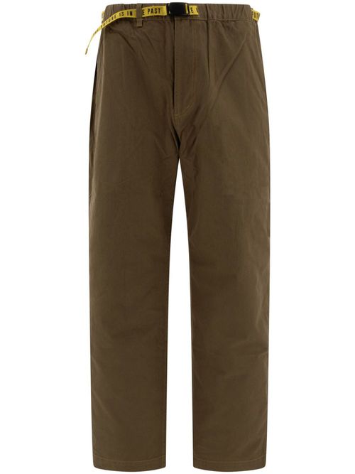 Cotton tapered trousers - Green