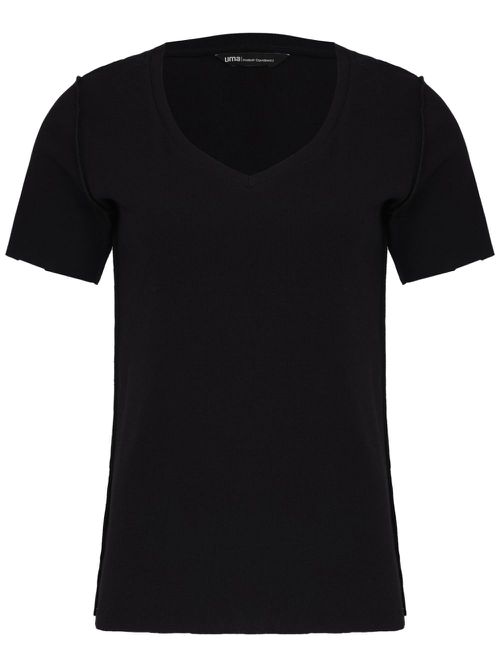 V-neck T-shirt - Black