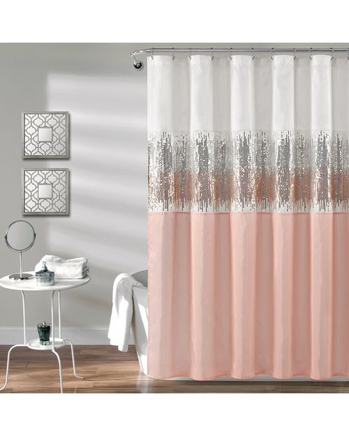 Lush Decor Fashion Night Sky Shower Curtain