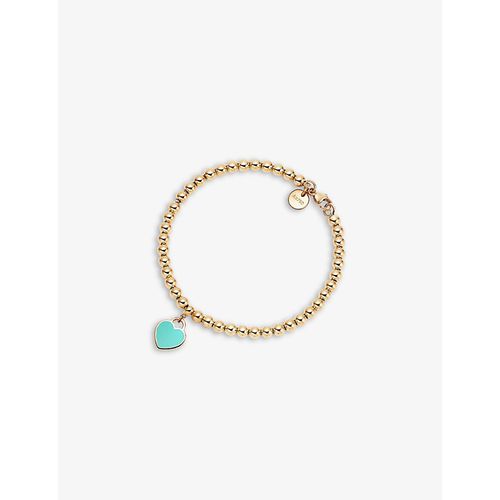 Womens 18ct Gold Return to Tiffany™ Extra Small 18ct Yellow Gold Beaded Bracelet