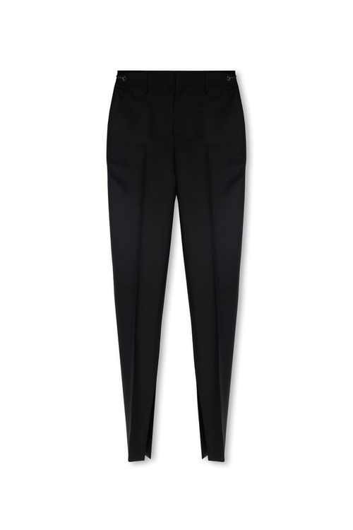 Wool Pleat-front Trousers