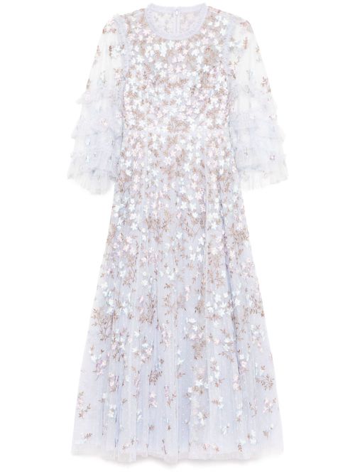 Everett bloom gown - Blue