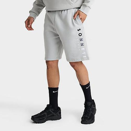 Men's Hare Fleece Shorts in High Rise/Black/White