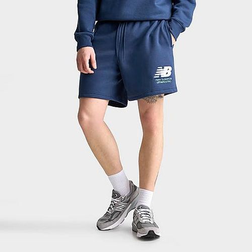 Men's Athletics Chenille Fleece Shorts in NB Blue/Teal/White