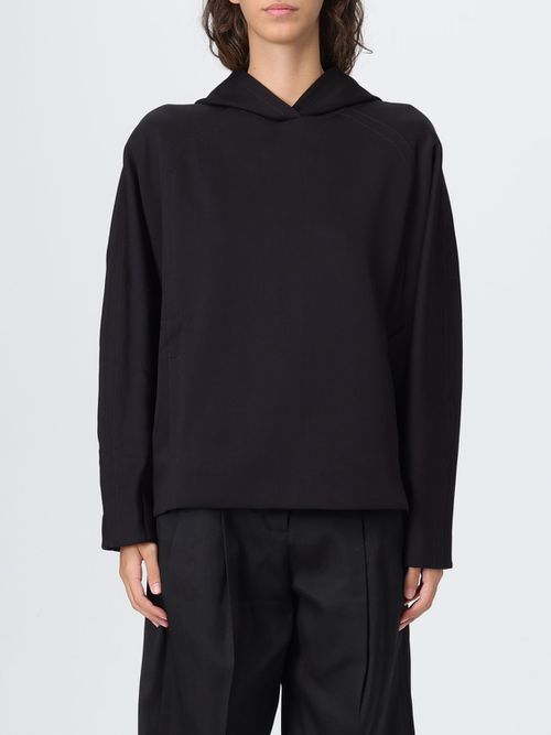 Sweatshirt Woman color Black