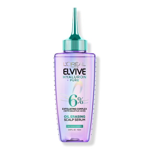 Elvive Hyaluron Pure Oil Erasing Serum, For Oily Hair