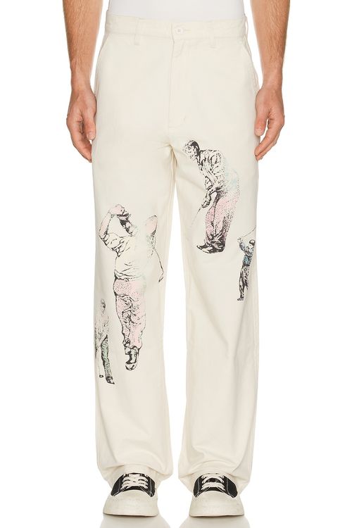 Students Golf Francis Work Pants in Off White - Cream. 30 also
