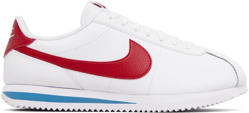 White Cortez Leather Sneakers