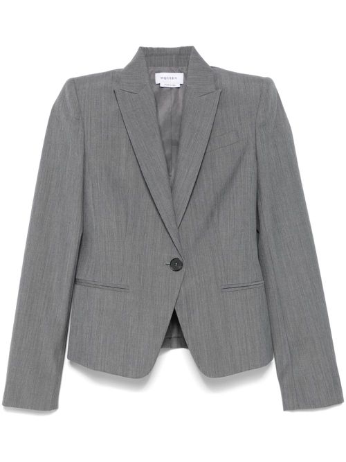 Single-breasted blazer - Grey