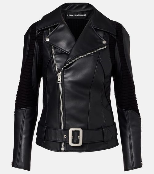 Faux leather jacket
