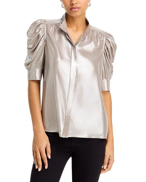 Gillian Metallic Blouse